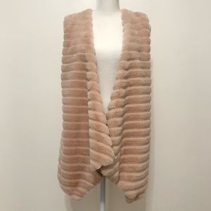 Kori America Faux Fur Vest